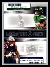 Michael Carter / Rhamondre Stevenson #RN-MCA 2021 Panini Contenders