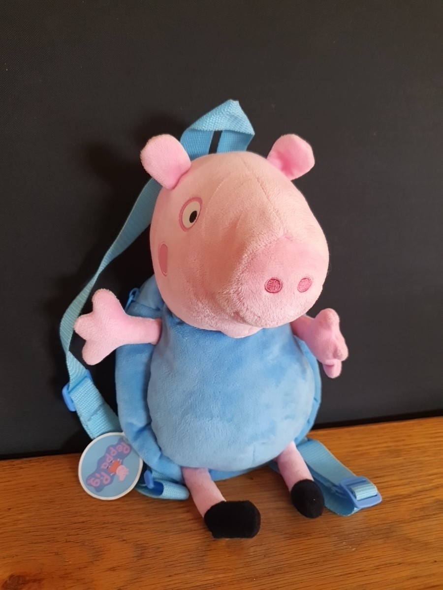 Peppa Pig George 30cm Plush Character BackPack with Tags UK