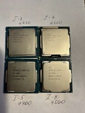 LOT OF 4 PIECES INTEL CORE I5, INTEL CORE I7 CPU PROCESSORS