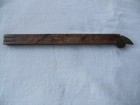 Antique folding ruler,wood, brass caliper,architecture,carpentry — photo 1