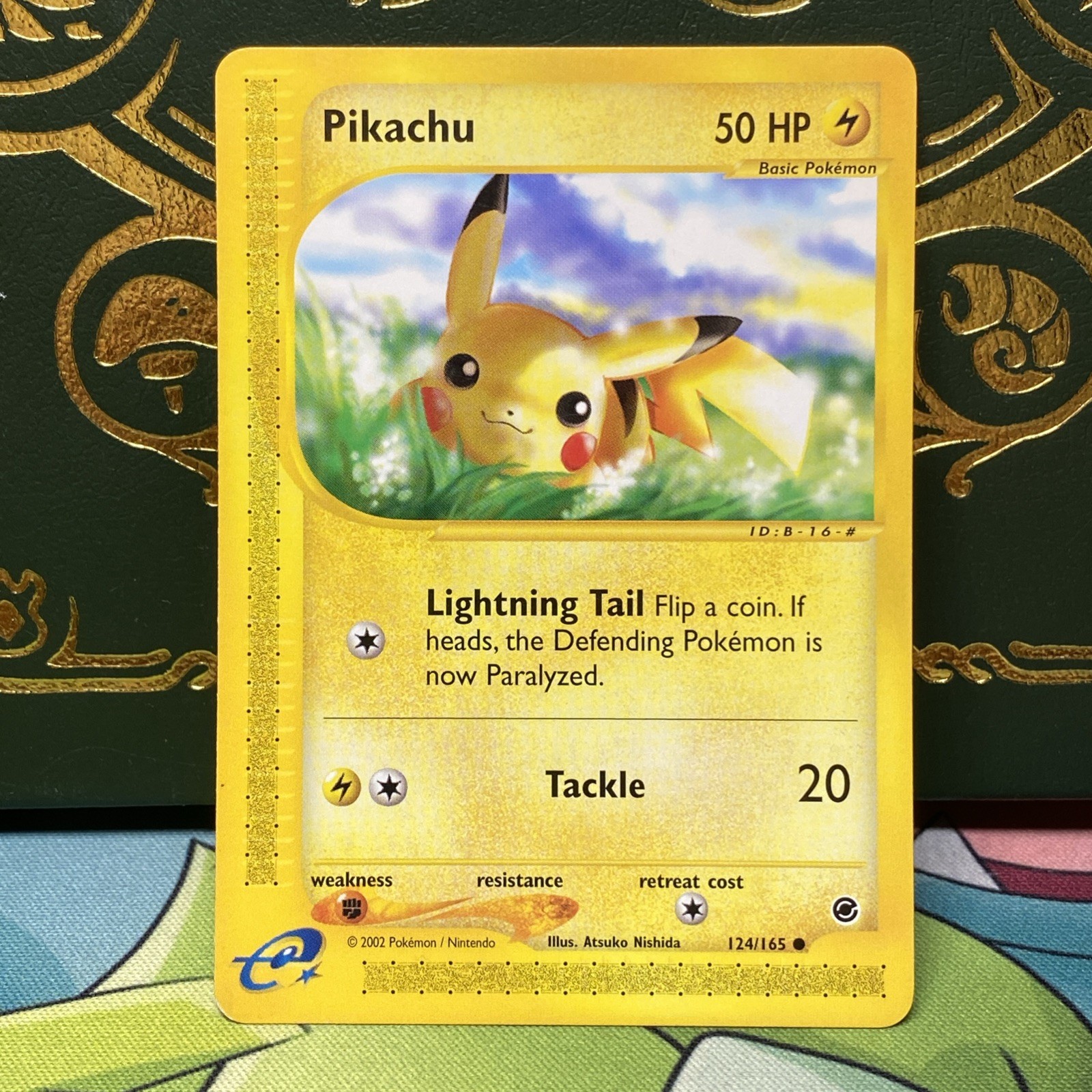 Pikachu 124/165 Common Expedition Base Set Pokemon NM