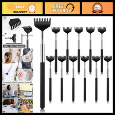 12 Pack Extendable Back Scratcher Set - Portable Metal Massager, Great for Gifts