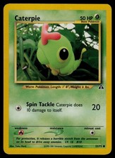 Caterpie 53/75 Common Neo Discovery Pokemon Unlimited Lightly Played on eBay