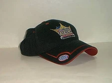NHRA KING OF THE TRACK Aerospace Components Adjustable Black Ballcap Hat NEW