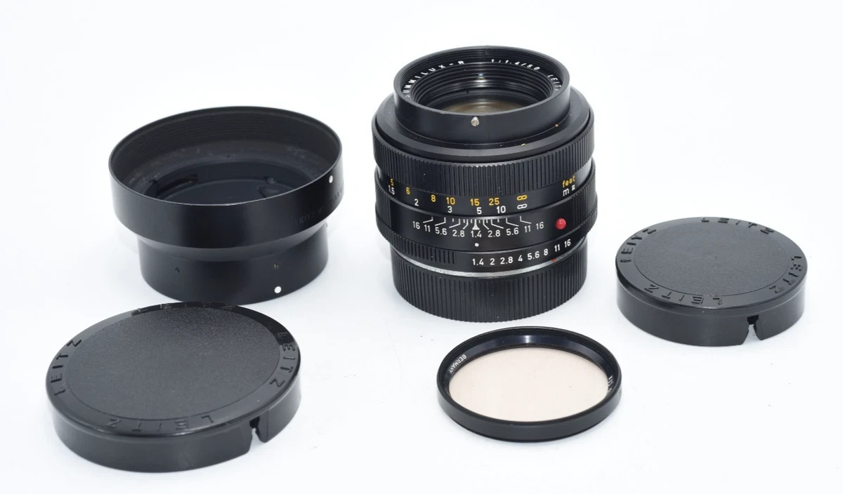 Leica SUMMILUX-R 50mm Focal f/1.4 Camera Lenses for sale - eBay