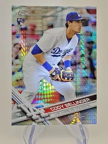 Cody Bellinger Prism Refractor RC Rookie 2017 Topps Chrome Dodgers Yankees