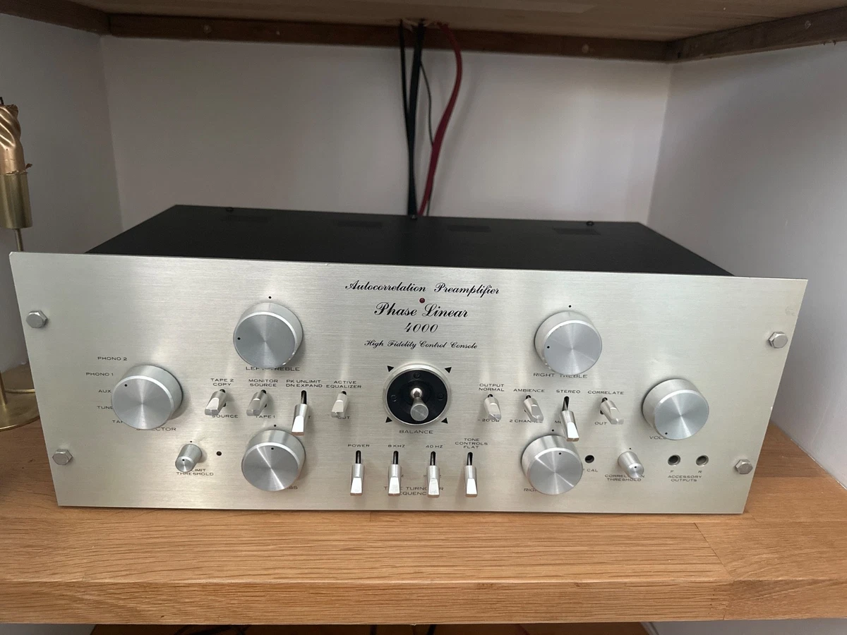 Preamplificador Stereo Phase Linear 3300 Excelente! U.s.a