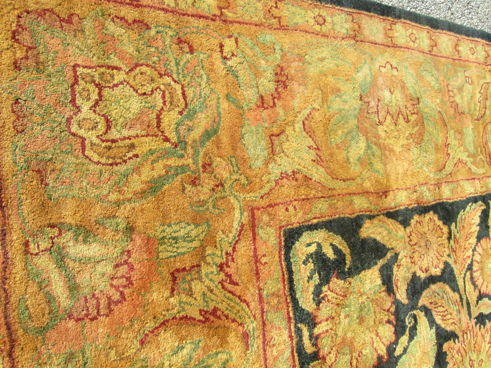 FINE AGRA DESIGN JAIPUR OUSHAK ORIENTAL RUG INDIAN HILL RUG DEALER'S