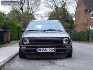 Vw Golf 2 Mk2 For Small Bumper Lip Spoiler Gti Style Splitter Duckbill Chin Abs Ebay