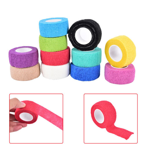 Disposable Self-adhesive Elastic Bandage for Handle Grip Tube Tattoo Accessoryqn - Picture 1 of 20