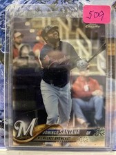 2018 Topps Chrome #93 Domingo Santana Brewers