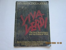 SAN FRANCISCO OPERA--PROGRAMME FOR 1980--SIMON BOCCANEGRA