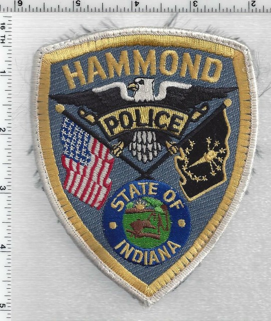Hammond Police (Indiana) 1st Issue Uniform TakeOff Shoulder Patch eBay