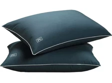 Pillow Guy Navy Teal Down Alternative 2 Pillows Size King- Soft pillows