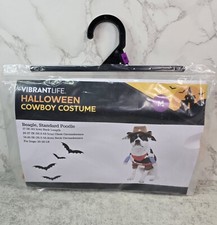 Vibrant Life Medium M Cowboy Pet Dog Halloween Costume 20-50 Lbs. NEW Western