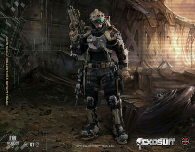 SoldierStory 1/6 SS122  TEST-01'' 12'' Action Figure EXO-SKELETON ARMOR SUIT Set