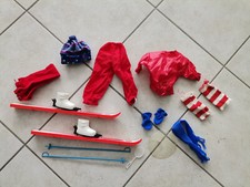 Lot sports ski pour poupée vintage
