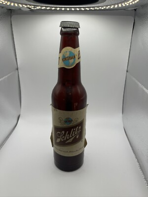 #ad Vintage Plastic Schlitz Beer Bottle Flash Light. DOES NOT WORK PARTS ETC $11.99