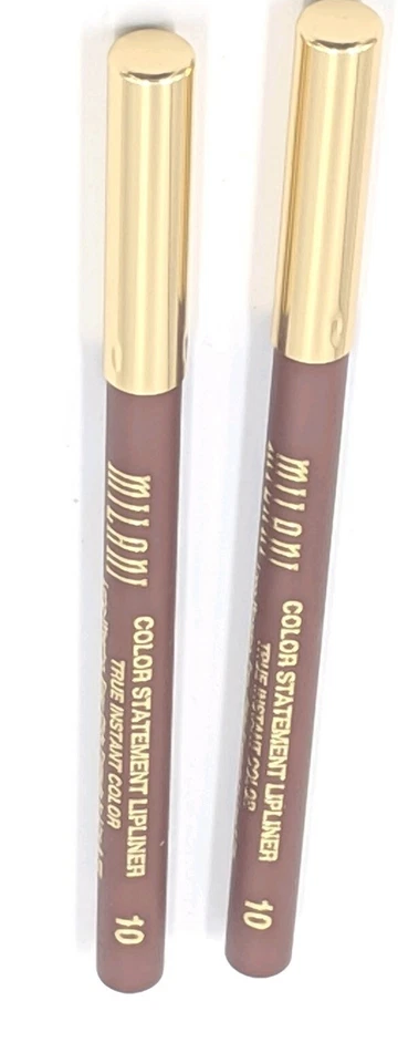 Delineador de labios Milani Color Statement color instantáneo NUEVO sin sellar #10 cacao (lote de 2) Foto 4 de 4