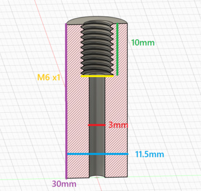 4x Custom Cylinder | UK 3D Printing Service | Custom Order - High Quality