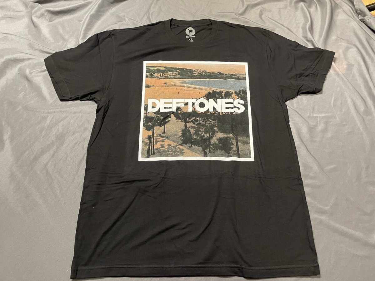 Deftones 2015 Tour T-Shirt Official 2 Sided Dates Concert Nu-Metal