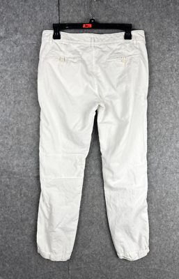 Ann Demeulemeester Pants Women's 40 (31x26) White 100% Cotton