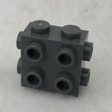 LEGO 67329 Dark Bluish Gray Brick, Modified 1 x 2 x 1 2/3 W/ Studs on Side (x1)