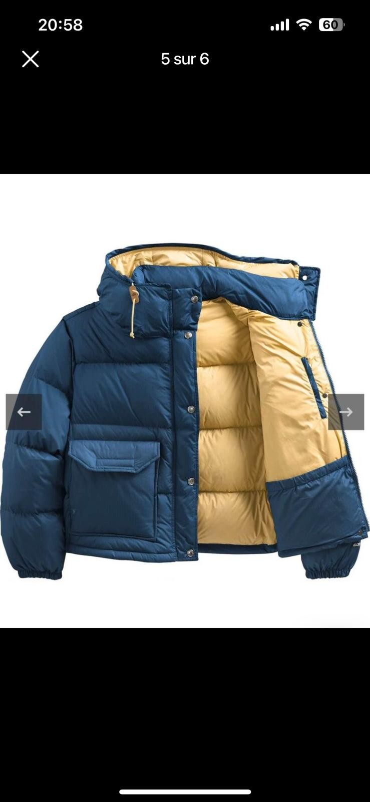 The North Face '71 shady blue sierra down Coat Women’s Medium image 2