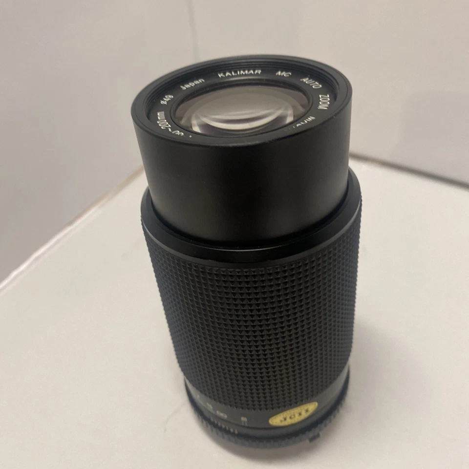 Kalimar MC Auto Zoom Macro 1:4.5 ~ 5.6 f=80~200mm Japan Lens No 8929183 Untested - Image 4 of 4
