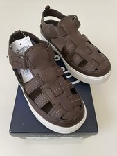 New OshKosh B'gosh Toddler Boy's Kale Sport Sandals US Sz 12 Brown RSVP 35 NIOB
