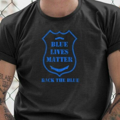 Back The Blue Blue Lives Matter Police Support Awareness