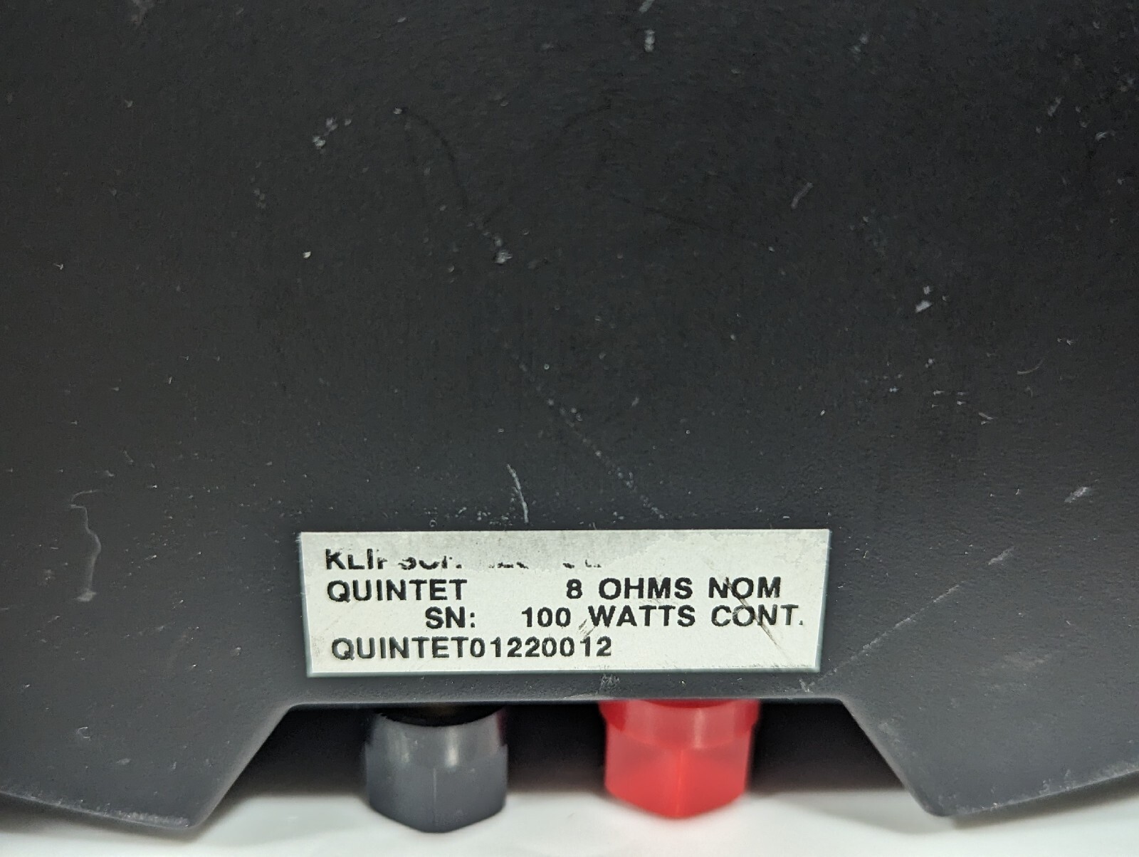 Klipsch Quintet II Satellite Speakers and Center Channel 100W 8Ohm eBay