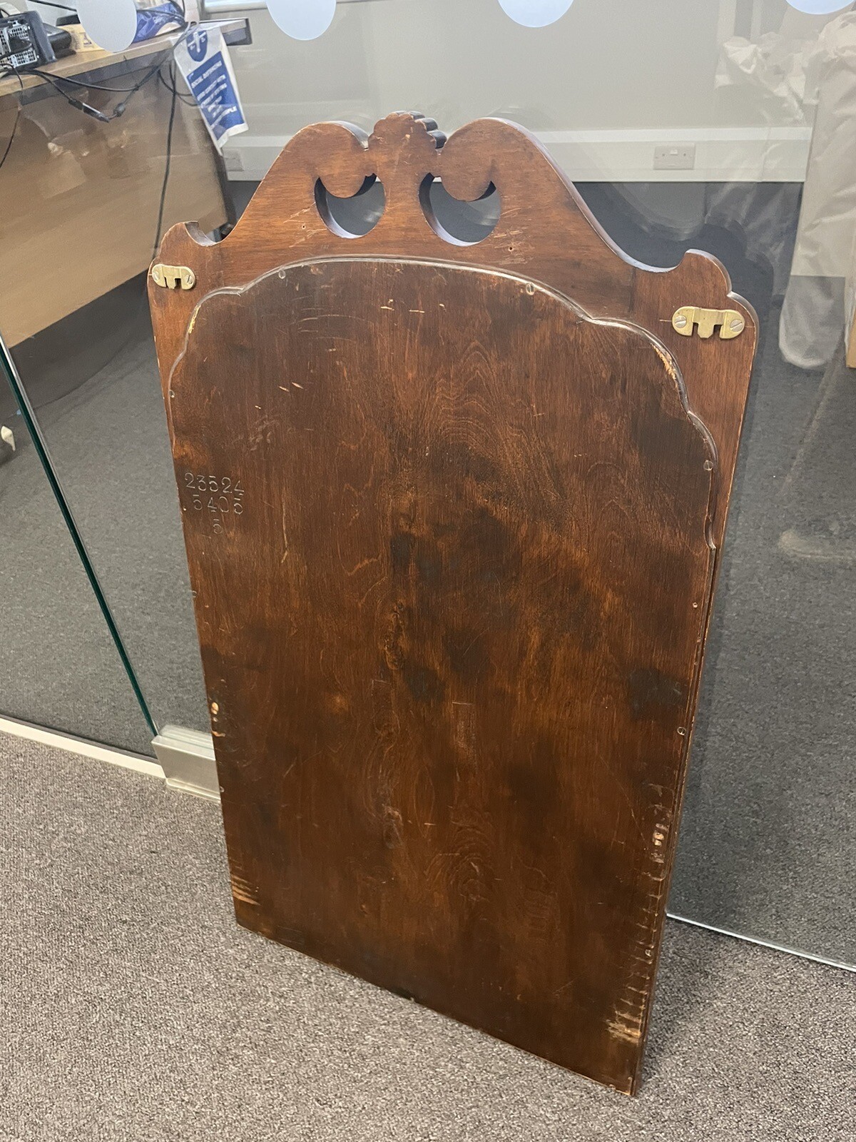 Bevelled Mirror Solid Wood Large Over mantle Bedroom Hallway