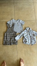 Lot Of Boys T-shirt, Overall Shorts, Button Down Shirt, Size 18 Month