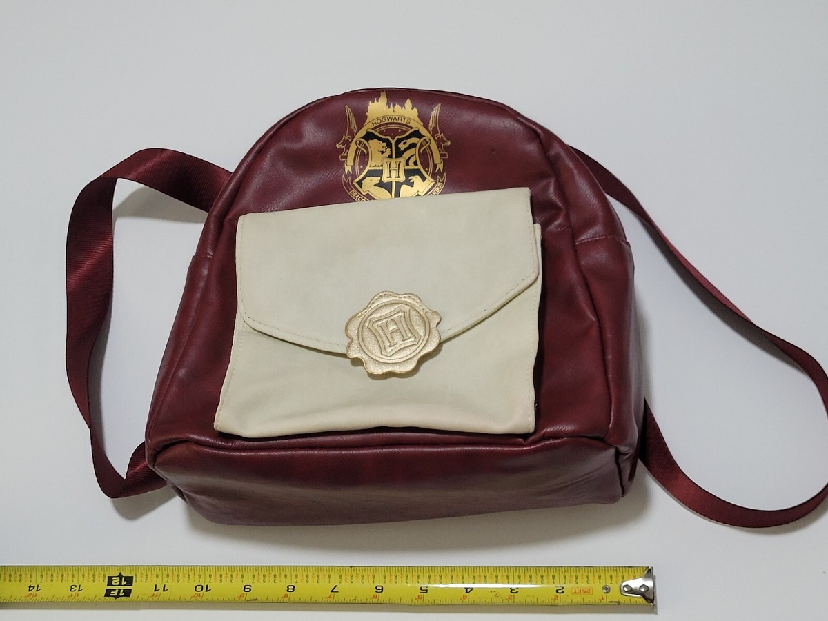 Harry Potter Hogwarts Draco Dragon Envelope Faux Leather Red Mini Backpack EUC Harry Potter Face Loungefly Mini Backpack | Harry Potter  main image 4