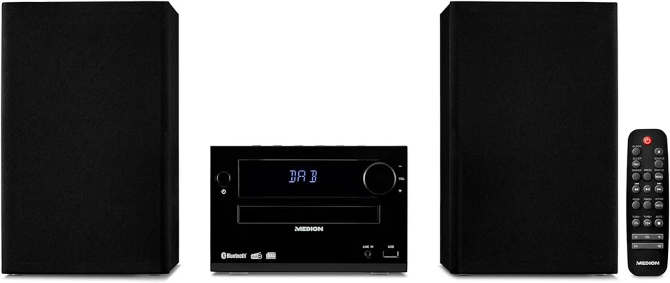 MEDION MD44484 Micro Audio System Kompaktanlage DAB+/PLL Bluetooth CD Player - Bild 2 von 4