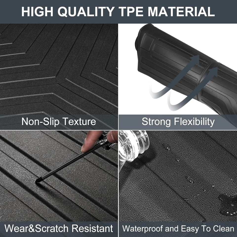 Rear Cargo Mat, Boot Liner Tray Protector TPE Material For Subaru XV 2012-2023 - image 3 of 4