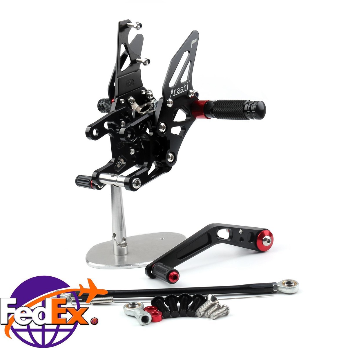 ぱーぷる Rearsets Foot pegs Rear sets Footrest Fit Honda CBR1000 CBR 1000