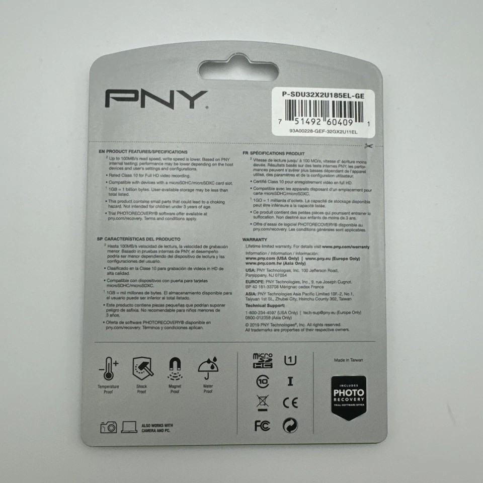 PNY 32GB X2 Elite UHS-I microSDHC Memory Cards - Image 2 of 2