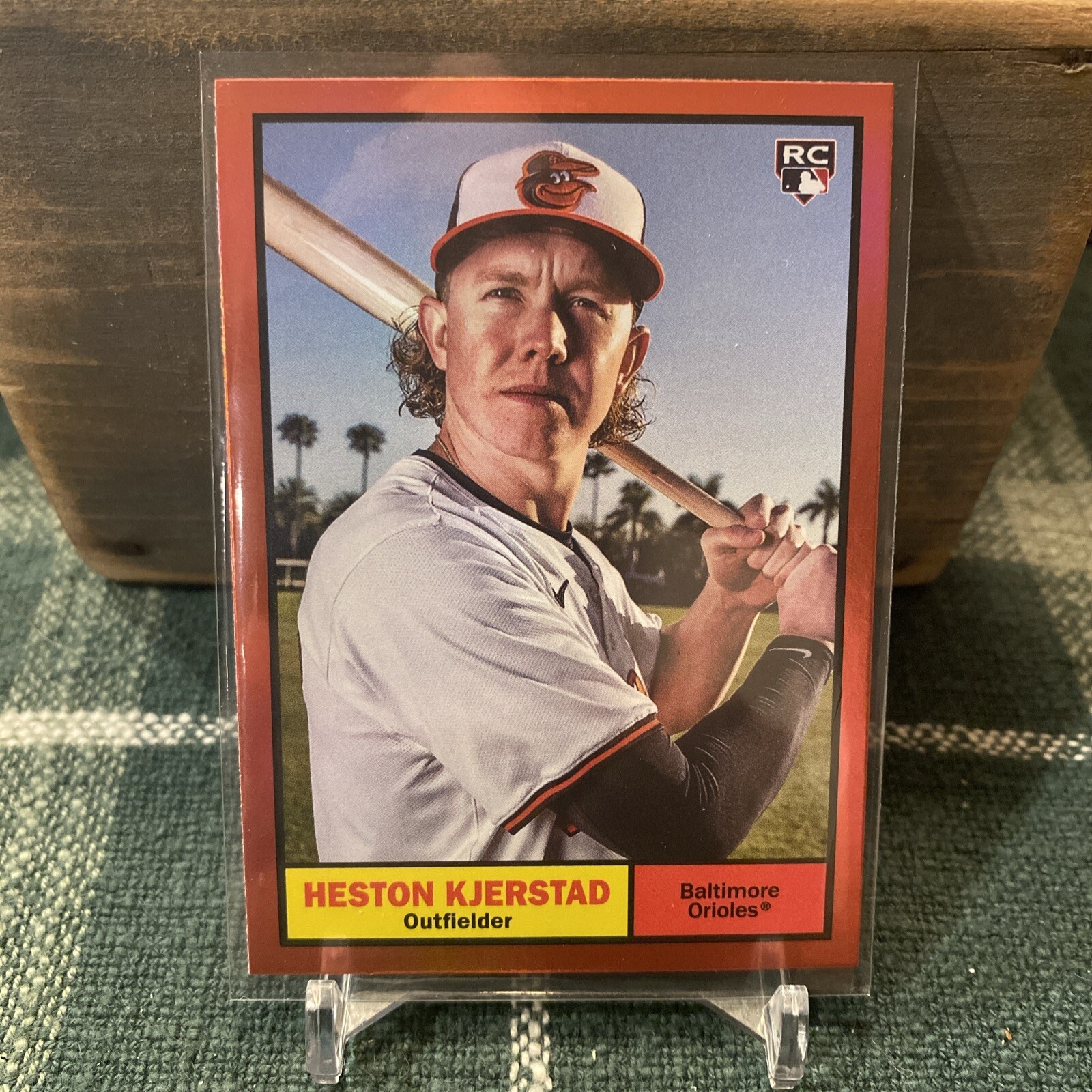 2024 Topps Archives #11 Heston Kjerstad RC Red Hot Foilboard SSP Orioles /50