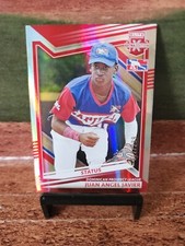 2022 Elite Extra Edition Juan Angel Javier Status Red #'d /299 #184 🔥 