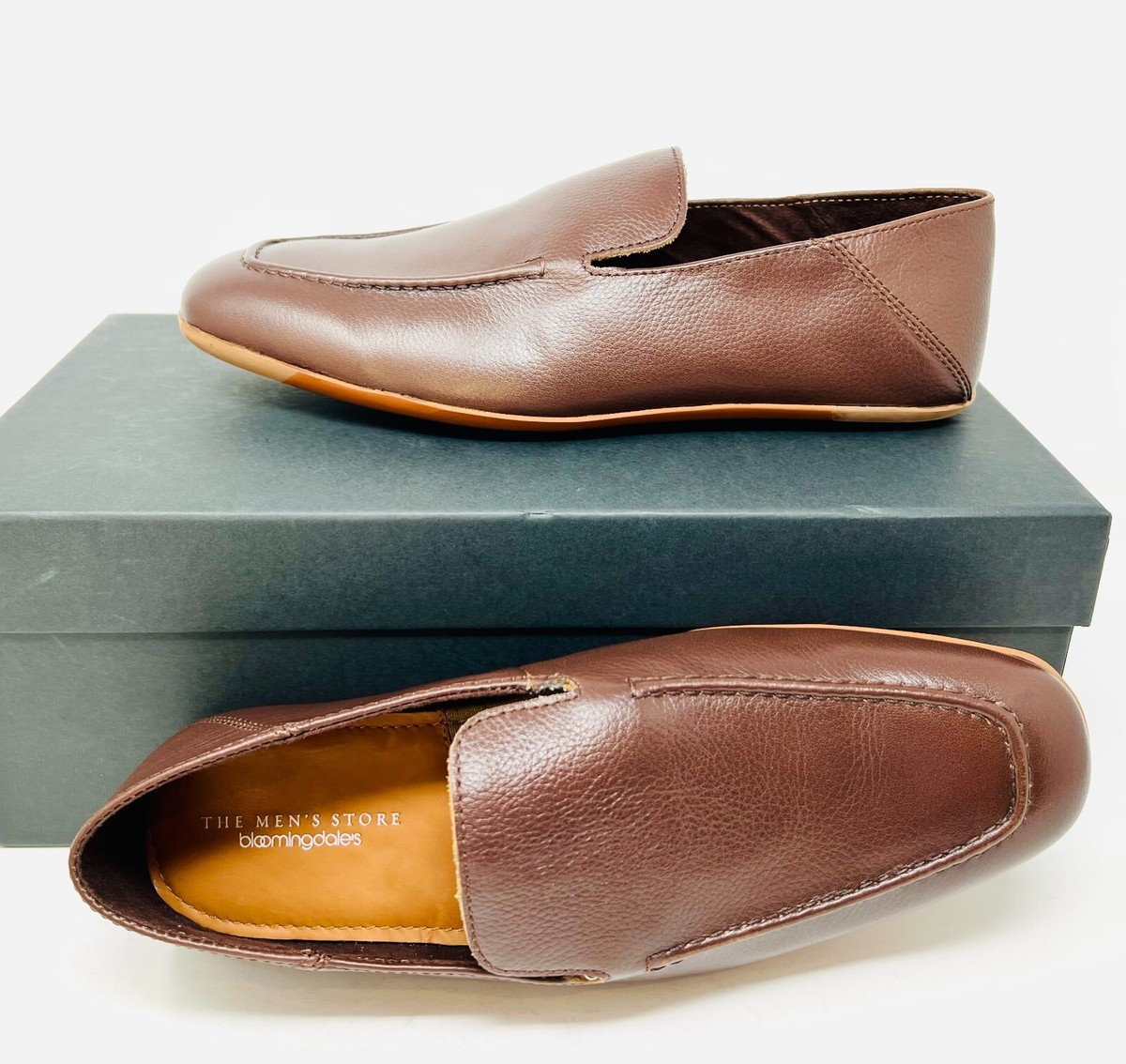 The Men\'s Store at Bloomingdale\'s Men\'s Flat Last Push Down Apron Toe Loafers Men main image 2
