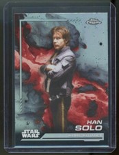 HAN SOLO 2024 Topps Chrome Star Wars SP Refractor Parallel Card 102