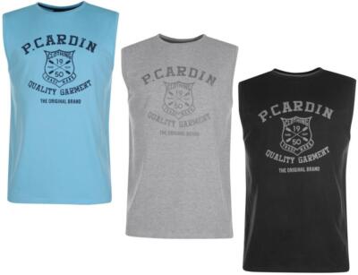 PIERRE CARDIN T-Shirt Tanktop Baumwolle Herren