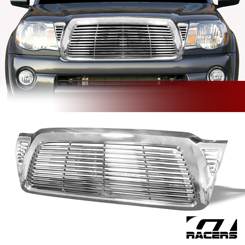 2005-2011 Tacoma Chrome ABS Front Hood Bumper Grill Guard