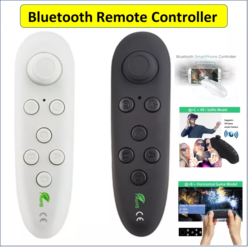 pilfer Modish Køb Bluetooth Wireless VR Box Gamepad Remote Controller For iOS and Android  Protucts | eBay