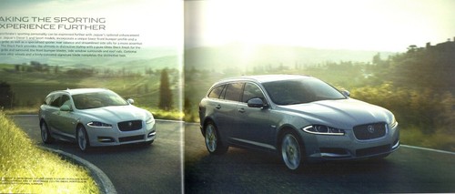 Jaguar XF Sportbrake 2012-2013 UK Market Sales Brochure - Picture 2 of 2