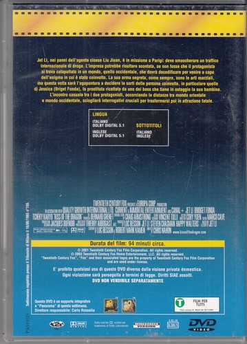 Kiss of the dragon un film con Jet Li. Grandi Film di Panorama. DVD in Itali... - Foto 2 di 2