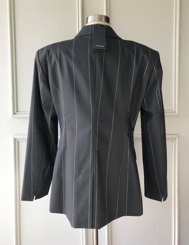 | COUNTRY ROAD | pinstripe blazer charcoal | SIZE: 8, XS | $299 new - Picture 8 of 10