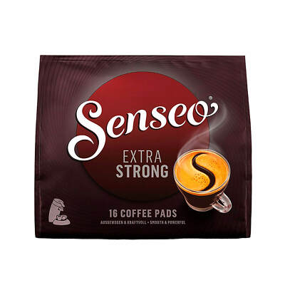 16 Senseo Pads Extra Strong Harmonious Coffee Enjoyment Pronounced Flavor